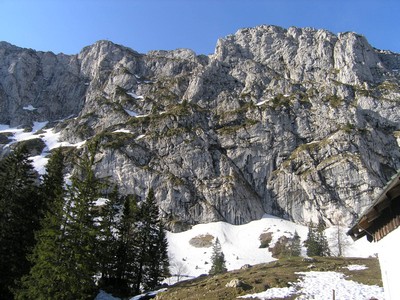 Benediktenwand von der Tutzinger Hütte aus gesehen!