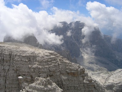 Wolkenspiele über der Cima Tosa
