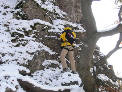 Höhenglücksteig im Winter