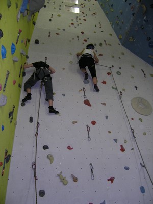 Klettern im Vorstieg